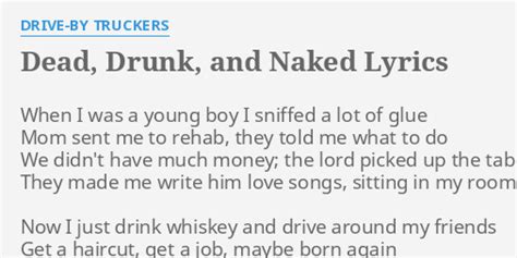 dead drunk and naked lyrics